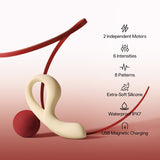 OSUGA eros with 2 independent motors and 14 pleasure settings to deliver the full orgasm