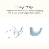 Osuga g-spa with u-shaped design hugs your g-spot area for full targeted stimulation