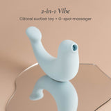 Osuga silicone clitoral suction toy G-spa with G-spot massager