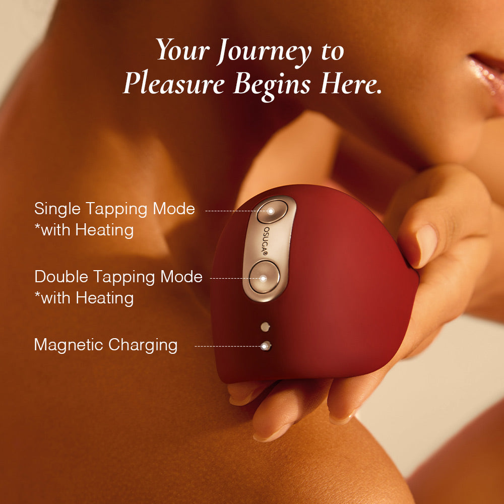 osuga kiss clitoris stimulation with 2 tapping mode and separate control