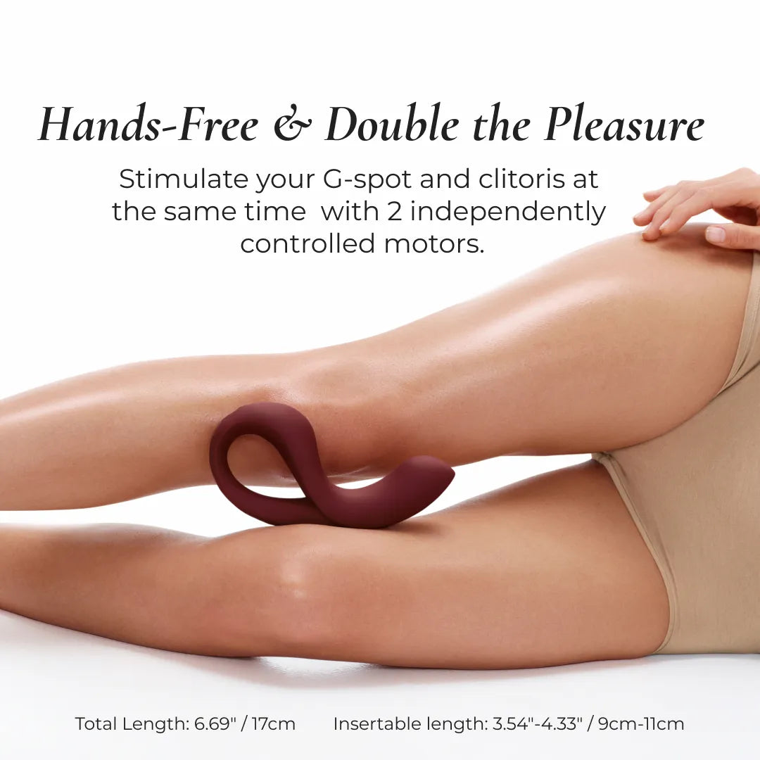 enjoy the osuga eros thrusting vibrator with hands-free play or dual stimulation for g-spot and clitoral