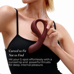 osuga eros thrusting vibrator with curve tip hit your g-spot effortless