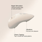 osuga tremble clitoris tapping vibrator with clit vibration and flirting nipple mode