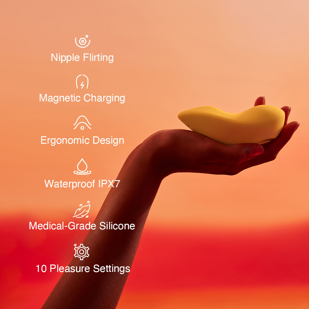 osuga tremble clitoris tapping vibrator is made from 100% medical-grade silicone and 100% waterproof