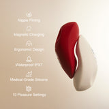 osuga tremble clitoris tapping vibrator is made from 100% body-safe silicone and free from BPA