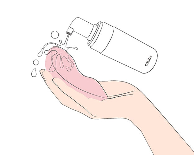 how to use the tremble clean and apply the lube