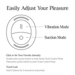 Cuddly Bird Pro with vibration and suction mode for customize pleasure settings - Clitoral Vibrator - OSUGA
