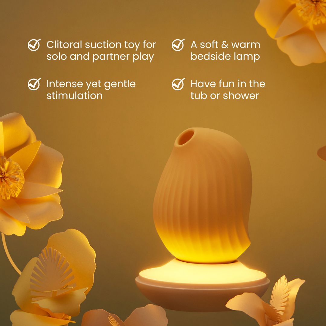 Osuga cuddly bird Yellow clitoral suction toy with lamp feature intense yet gentle external stimuation