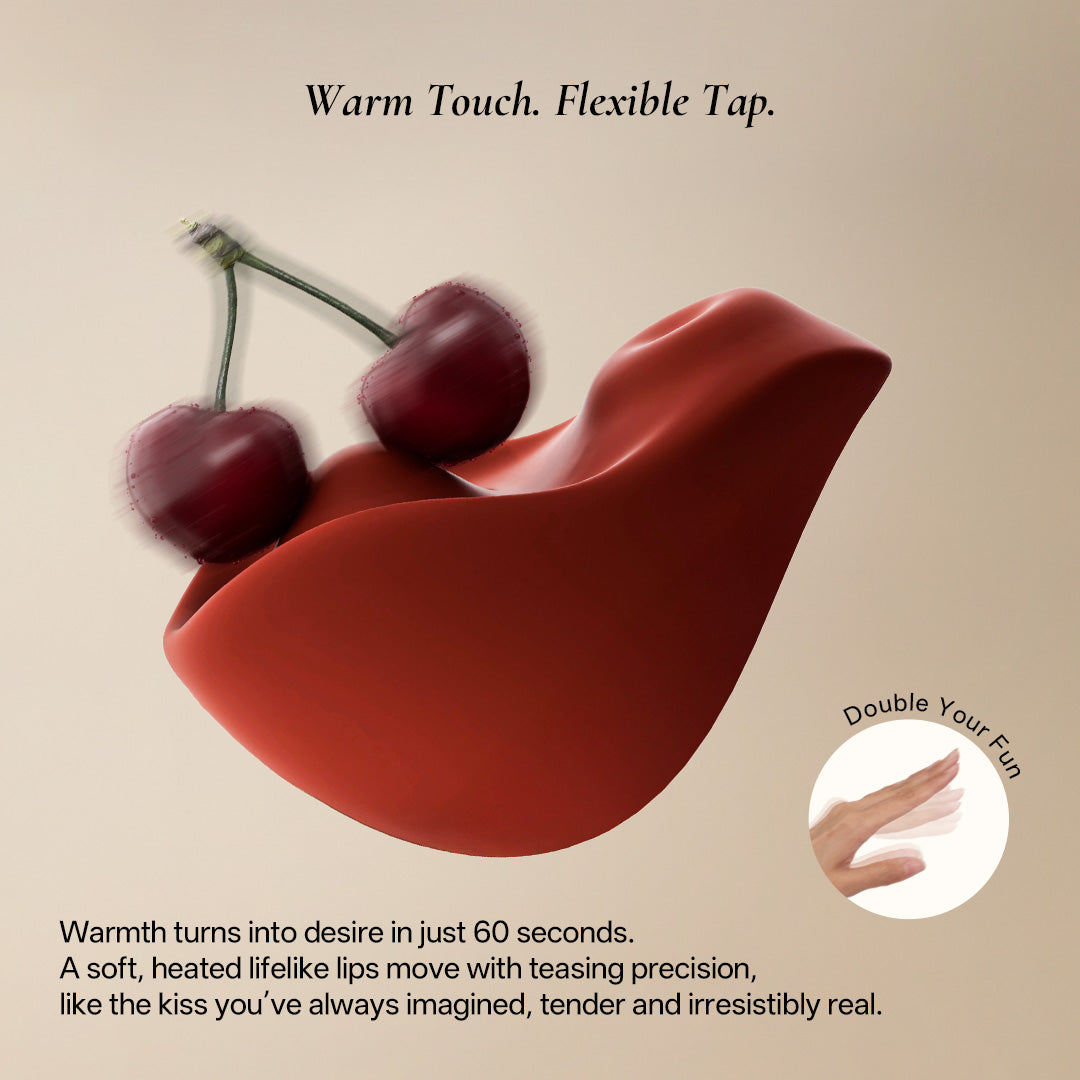 osuga kiss clitoral tapping vibrator can heat up 104℉ in just 60 seconds