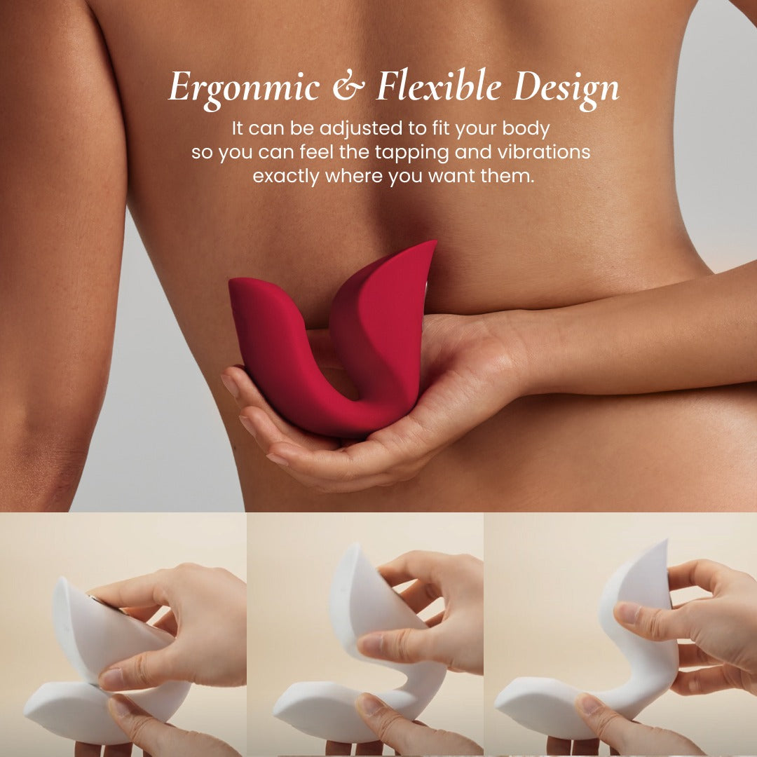 osuga ridge g-spot tapping vibrator with ergonomic curve and flexible insertable design