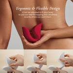 osuga ridge g-spot tapping vibrator with ergonomic curve and flexible insertable design