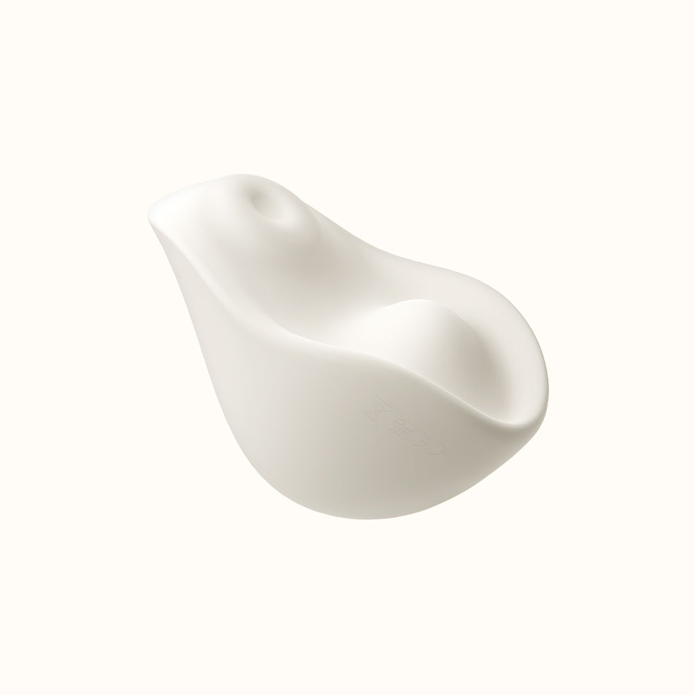 Kiss_oral_sex_clitoral_tapping_vibe_white body_massager discreet