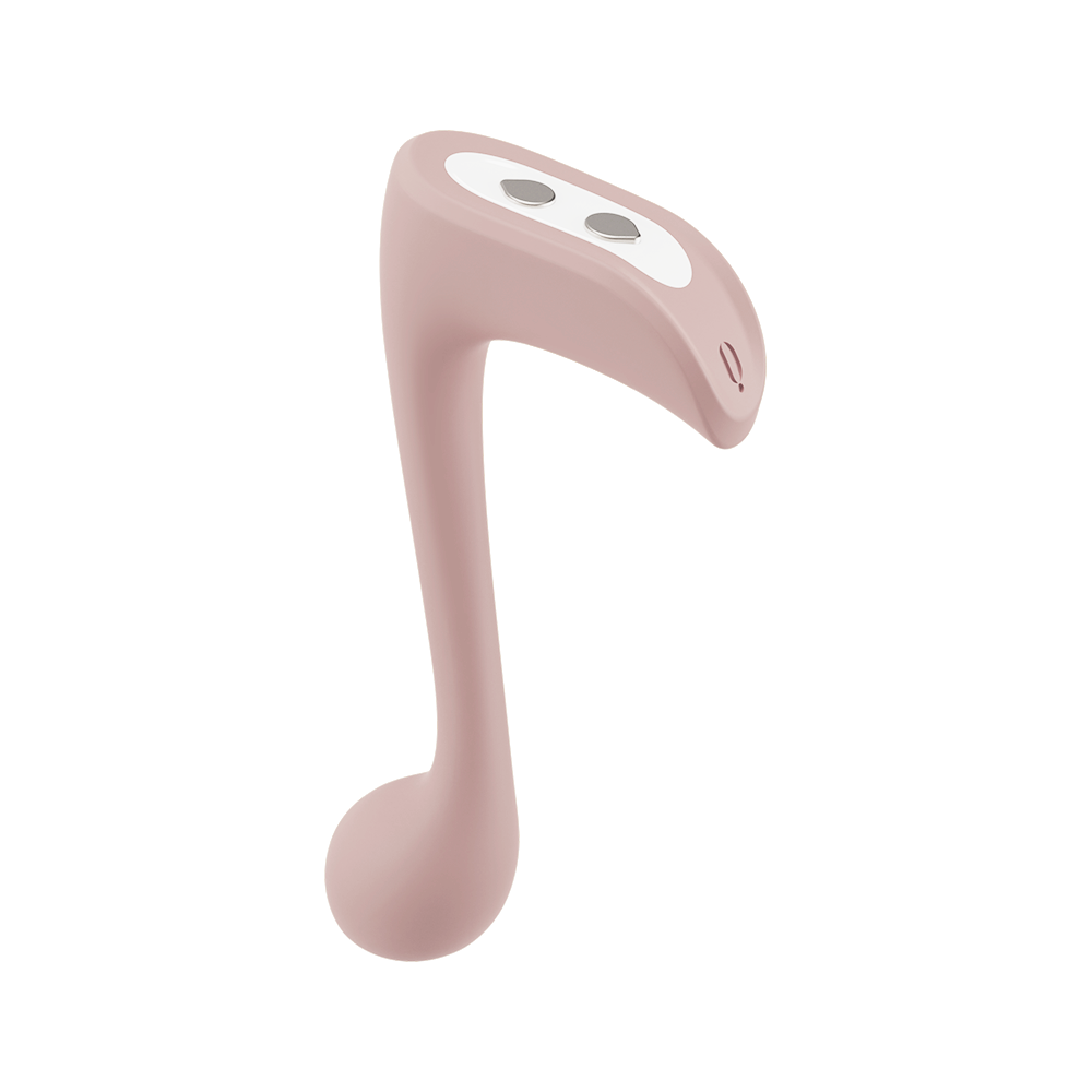 OSUGA ORadio Note Clitoral & G-Spot Vibrator - Pink - OSUGA