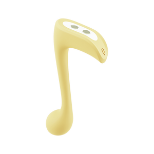 OSUGA ORadio Note Clitoral & G-Spot Vibrator - Yellow - OSUGA