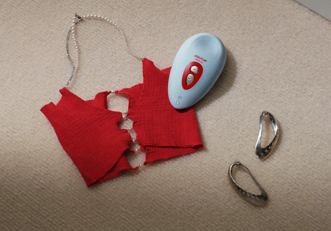 OSUGA X RUIBUILT CLITORAL TAPPING VIBRATOR WITH NIPPLE STIMULATION