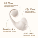 osuga puzzle grinder pad with 3 different pattern motors delivers different sensation and orgasm
