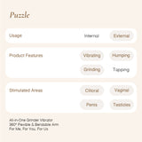 osuga puzzle grind pad is a external sex toy for vibrating, humping and grinding to stimulating clitoris, vaginal, penis and testicles