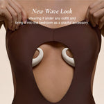Osuga papillon nipple vibrator with nipple sover can wear it under any outfits and as a playful accessory.