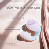 C-Tail rotating vibrator g-spot massager
