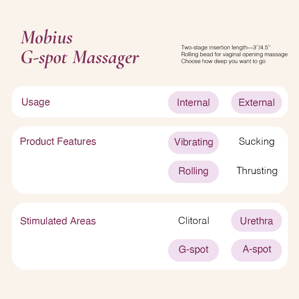 osuga mobius g-spot vibrator for external and internal stimulation