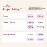 osuga mobius g-spot vibrator for external and internal stimulation