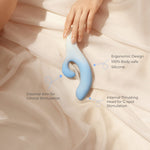 osuga_osurging_thrusting_rabbit_vibrator_with external arm and internal arm for stimulating clitoral and -spot