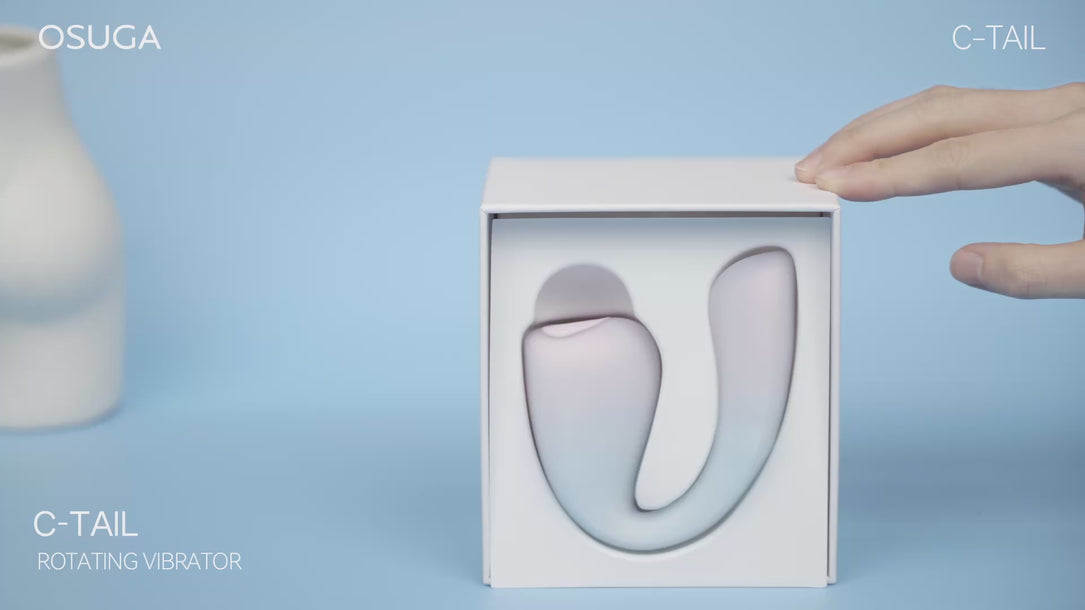 osuga c-tail rotating vibrator with clitoral stimulator user guide